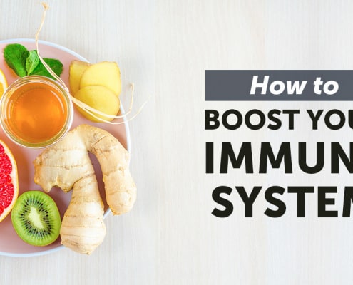 Picture of fruit and vegetables to boost immune system